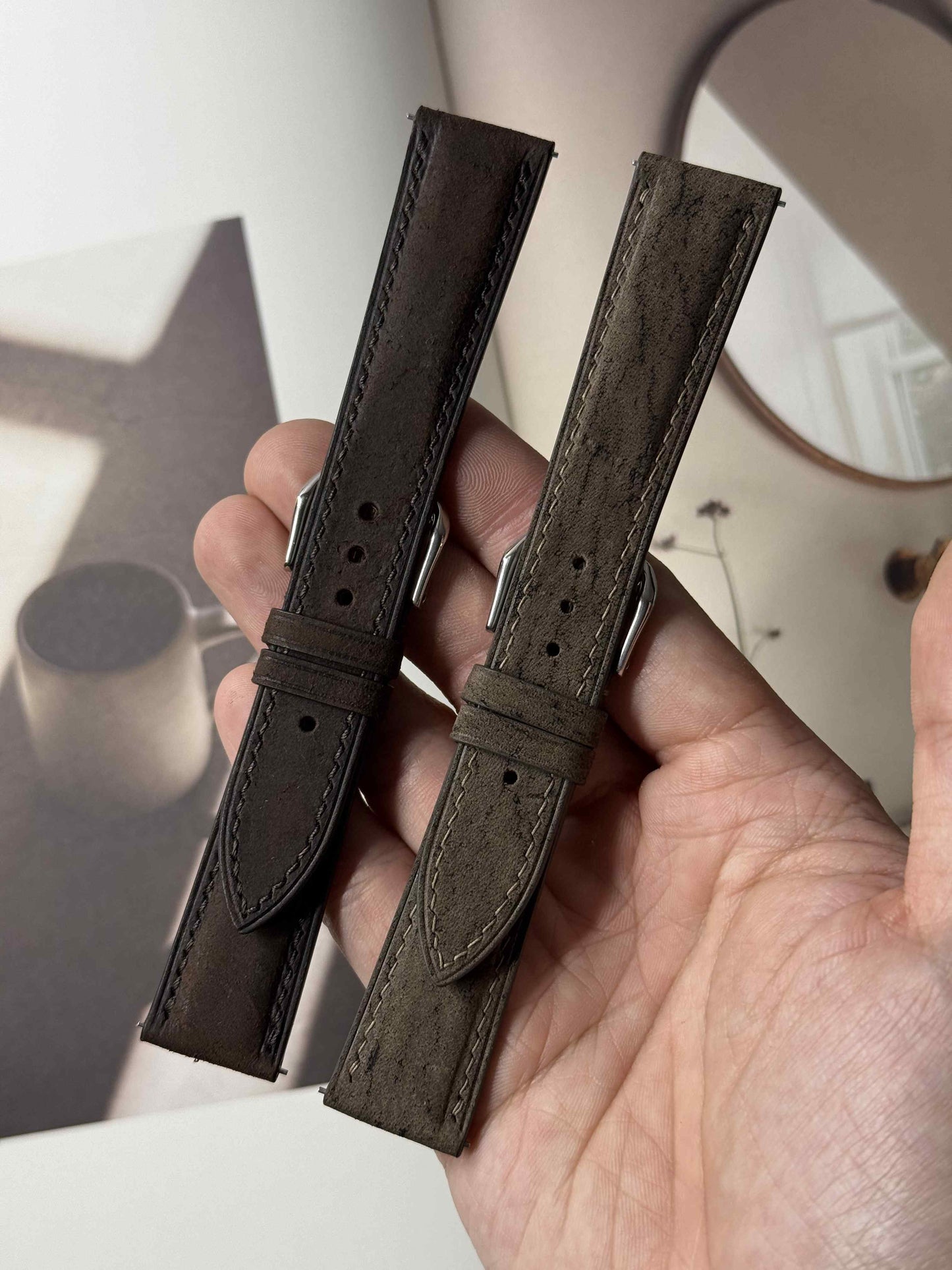 Custom Kudu Leather Watch Straps