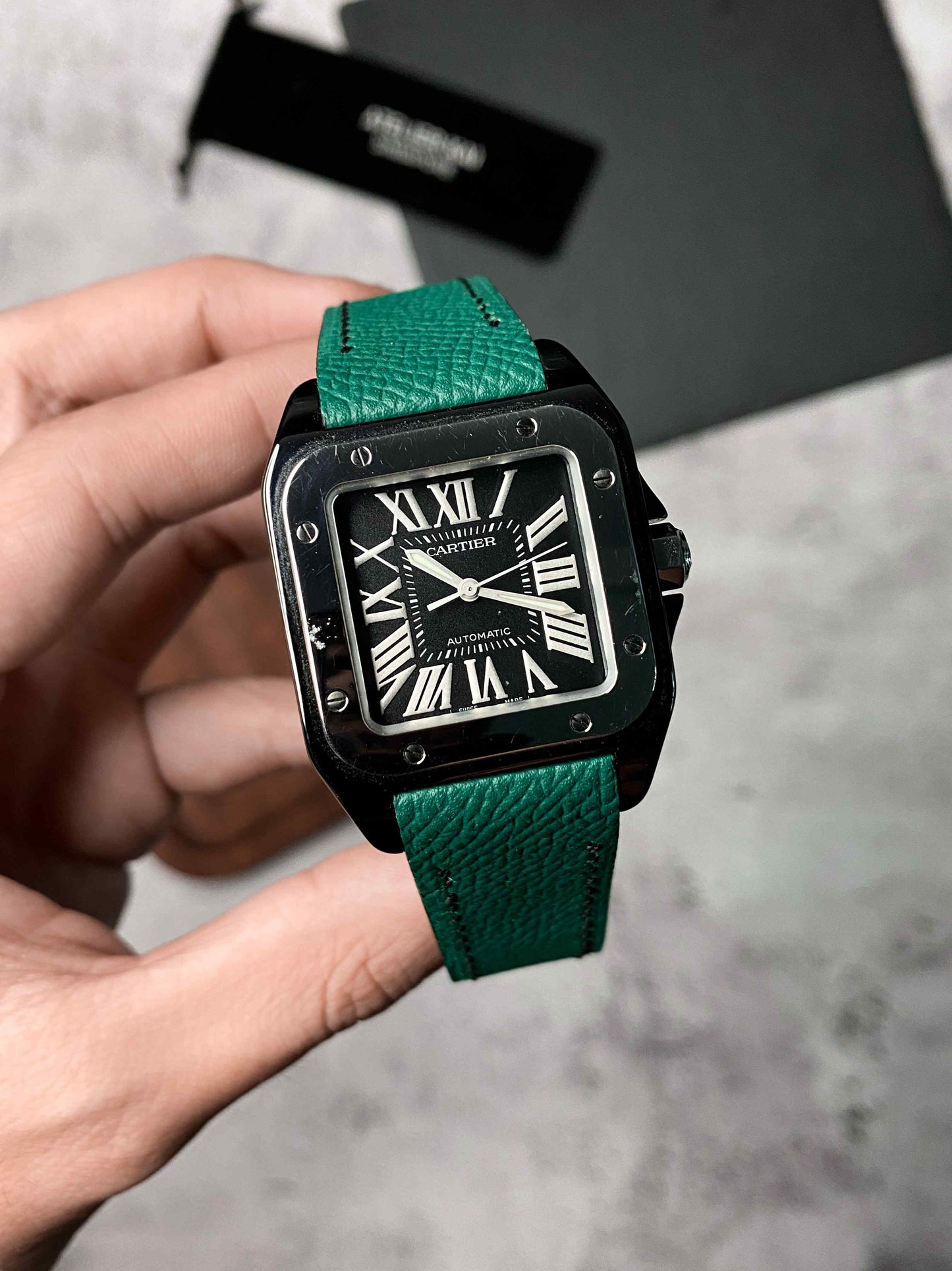 Custom Cartier Santos 100 Watch Straps