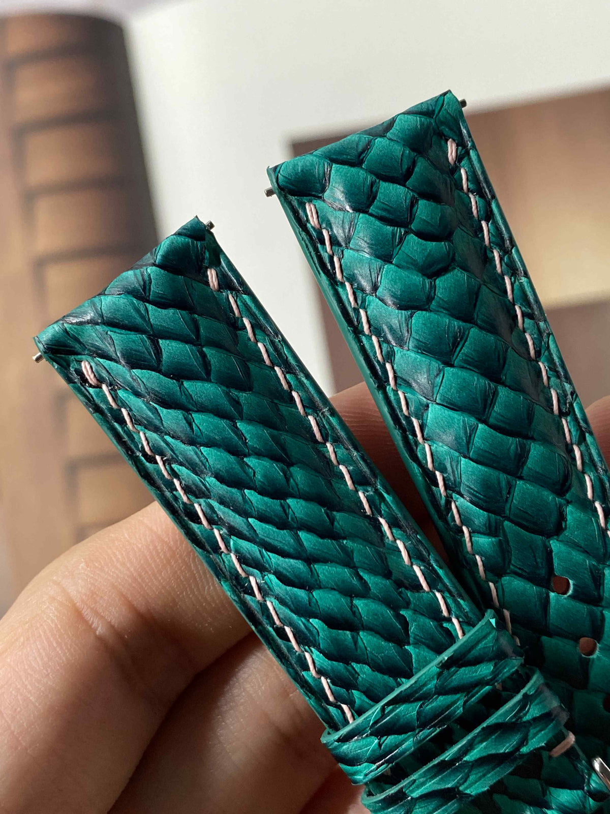 Fish Watch Strap Custom Salmon Fish Leather Watch Straps – Atelier KAI