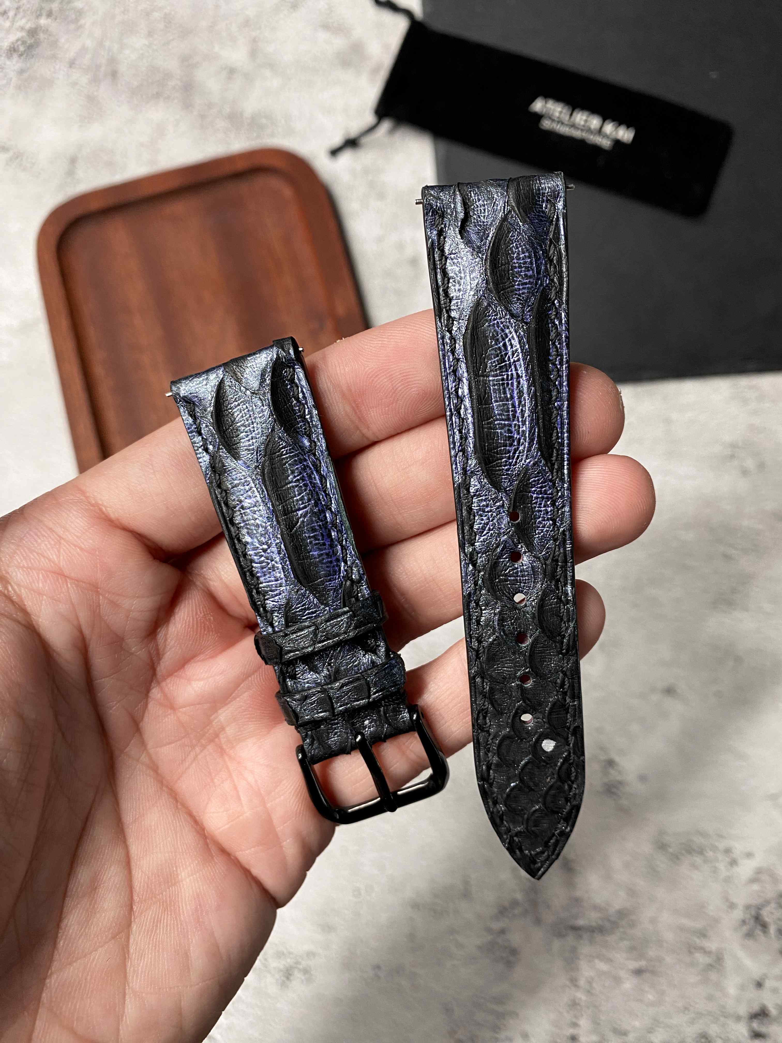 Python Apple Watch Band | Faux Python Leather Watch Strap – Red Monkey Los  Angeles
