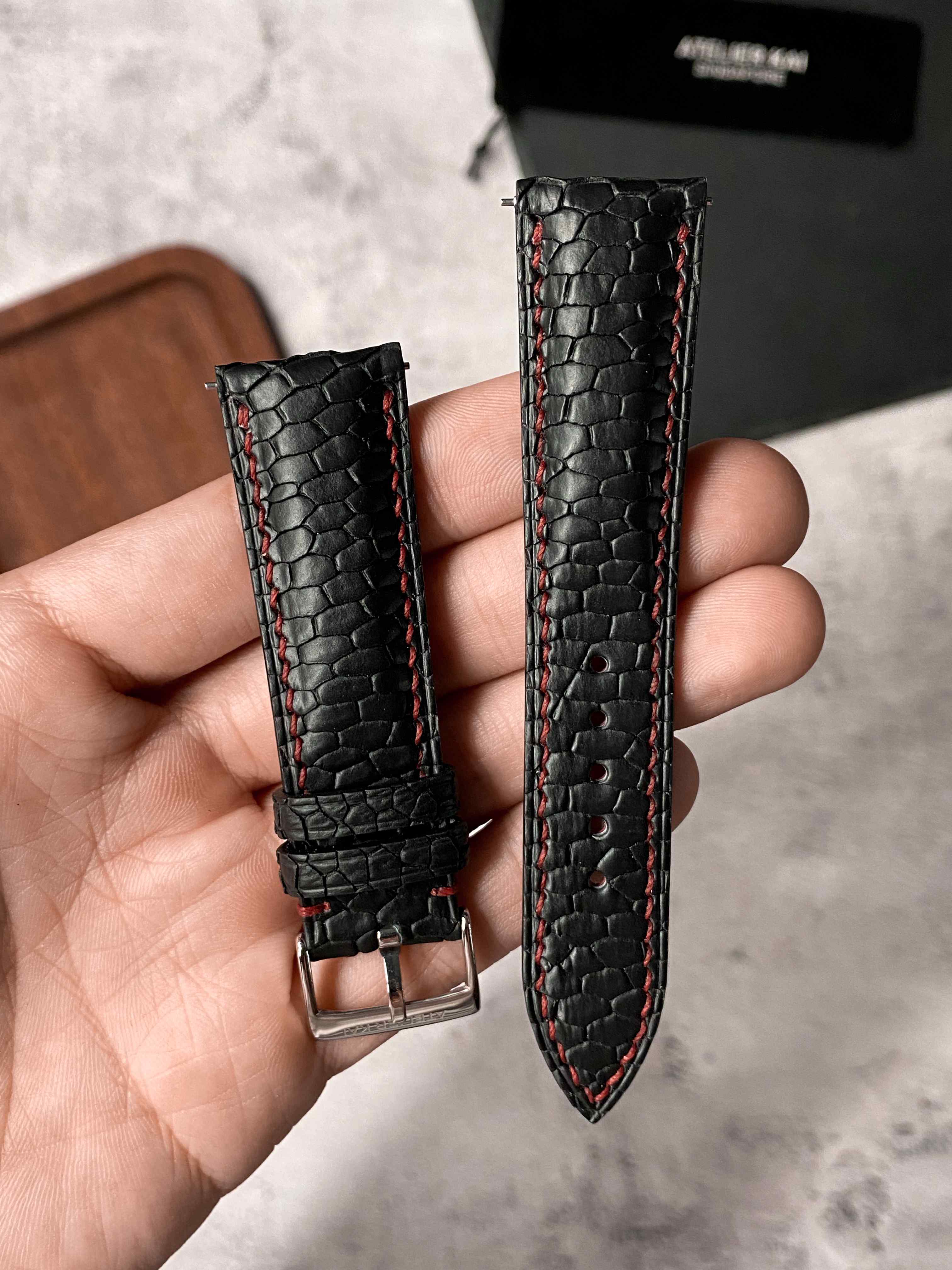 Python skin deals watch strap