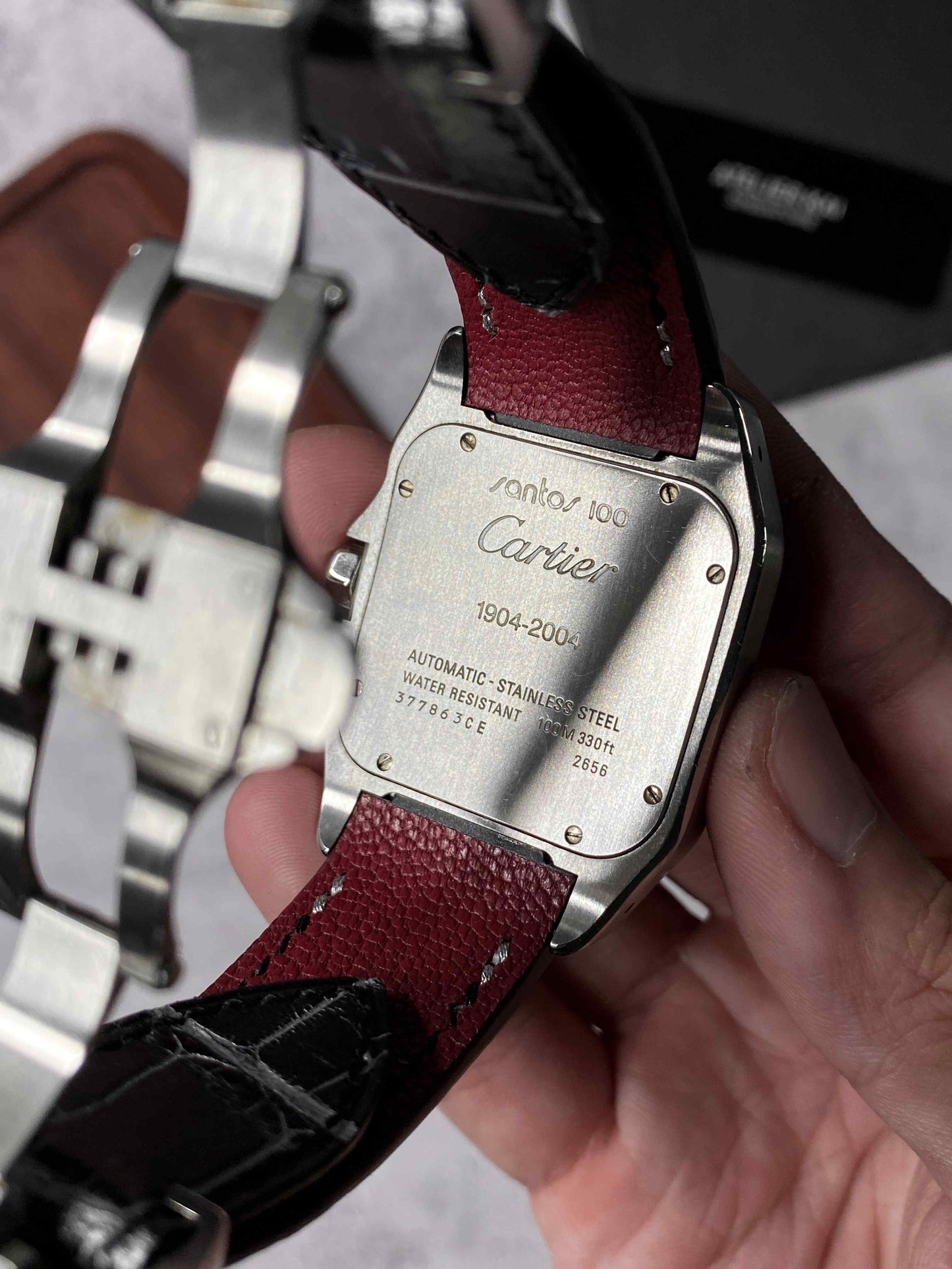 Custom Cartier Santos 100 Watch Straps