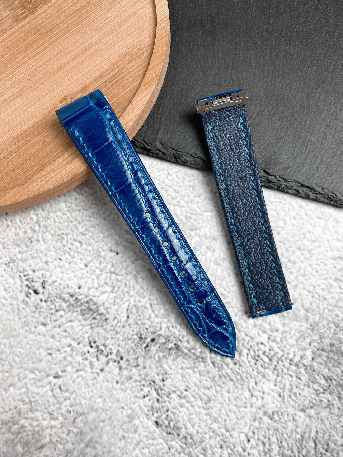 Custom Standard Alligator Leather Watch Straps