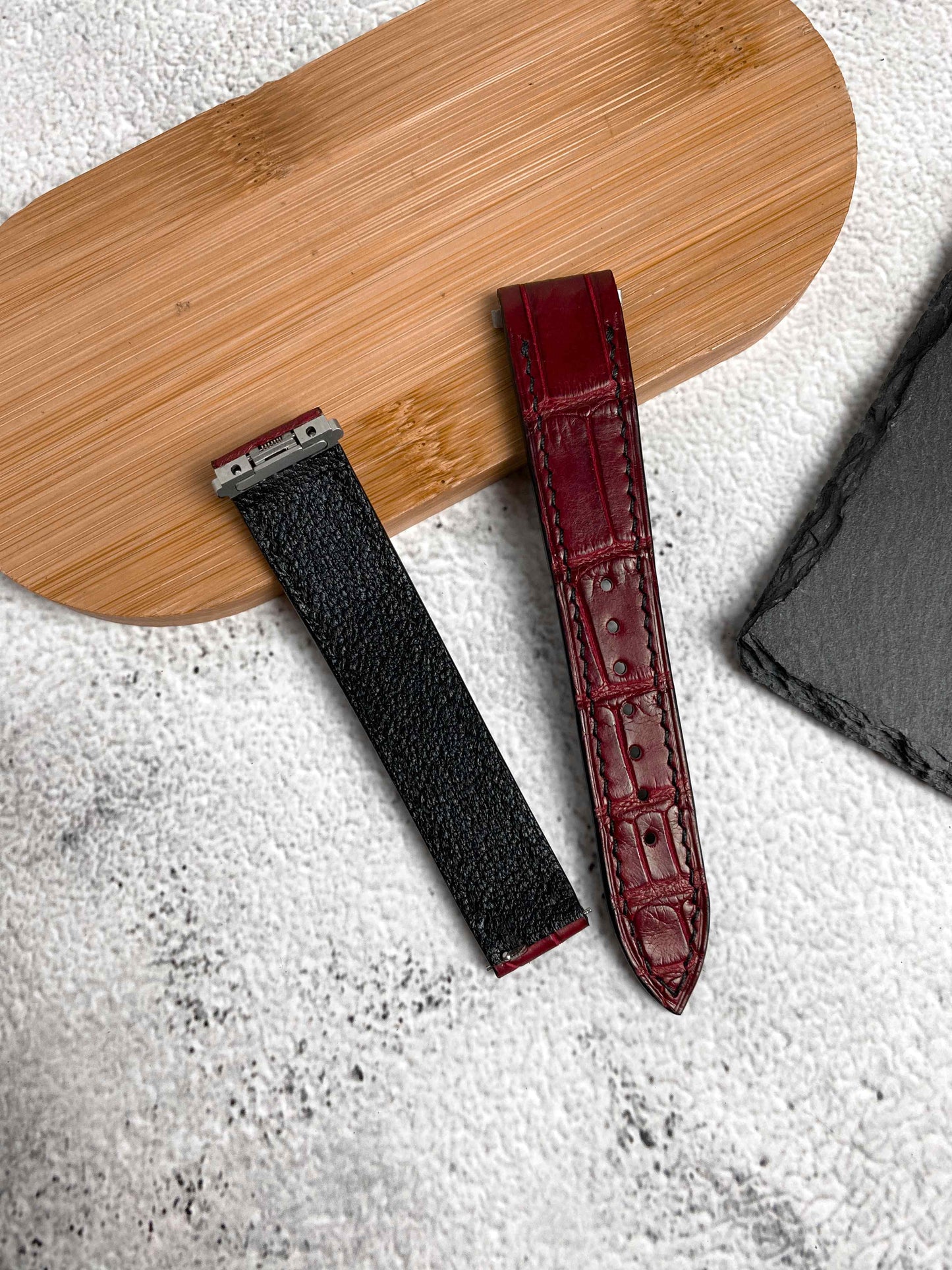 Custom Standard Alligator Leather Watch Straps