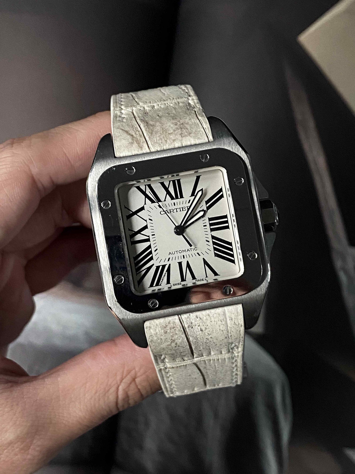 Custom Cartier Santos 100 Watch Straps