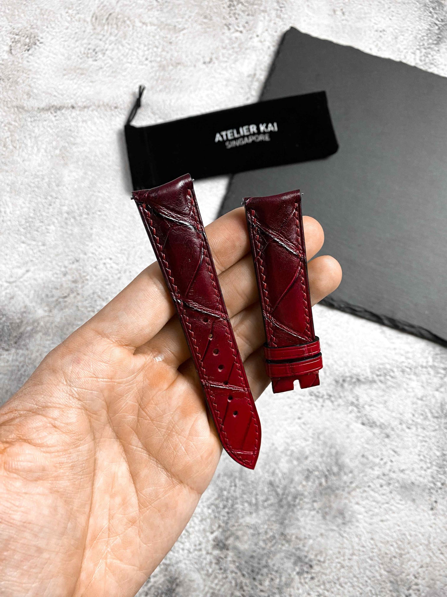 Custom Special Effect Alligator Leather Watch Straps