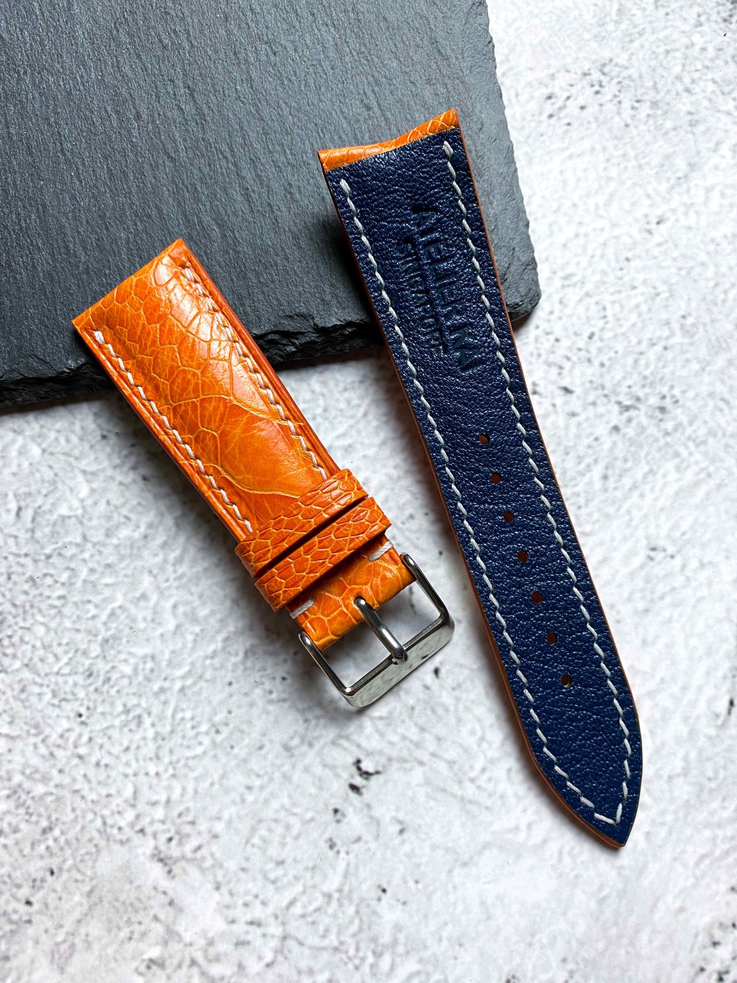 Custom Ostrich Leg Watch Straps