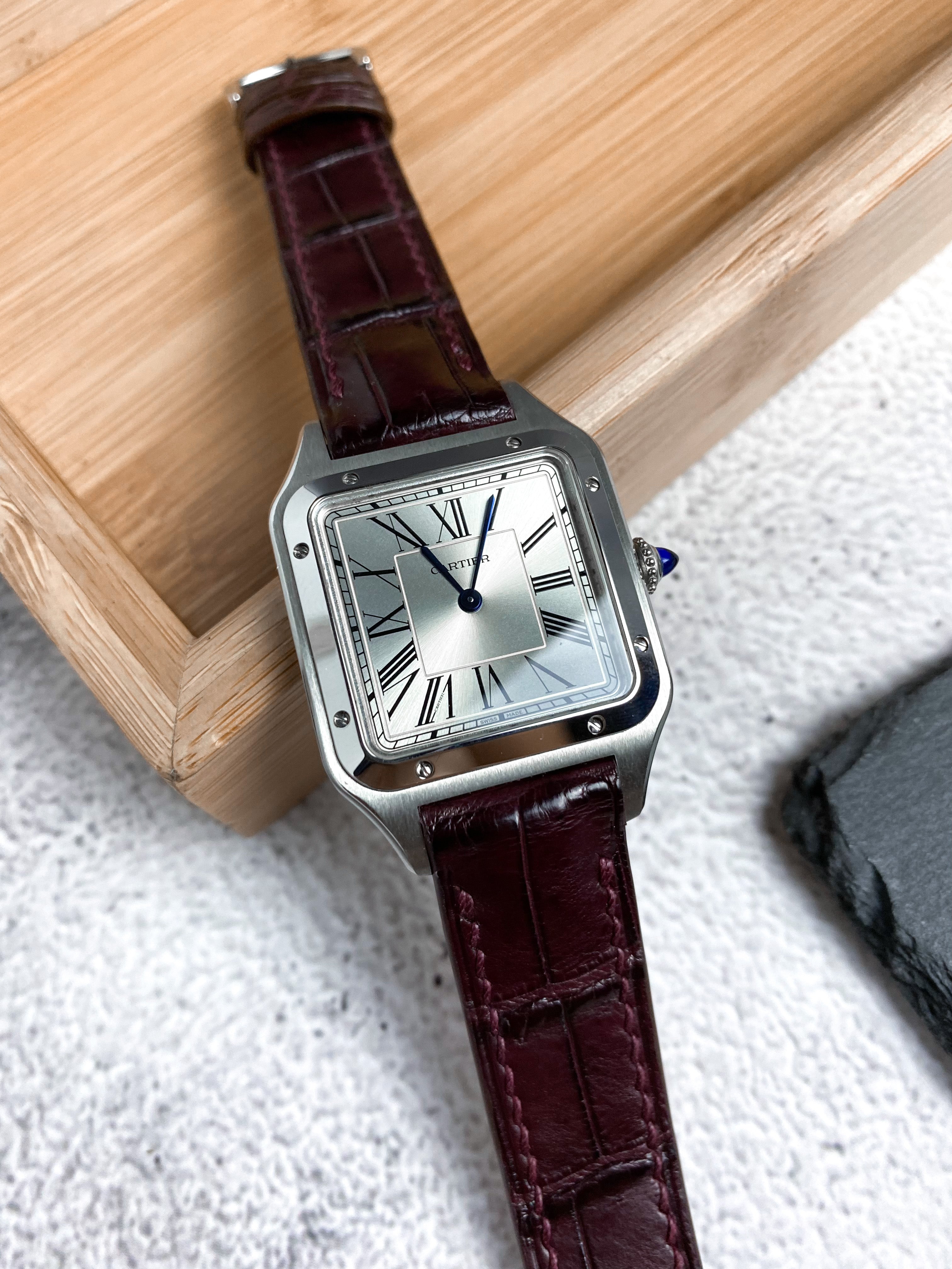 Cartier santos sale watch strap