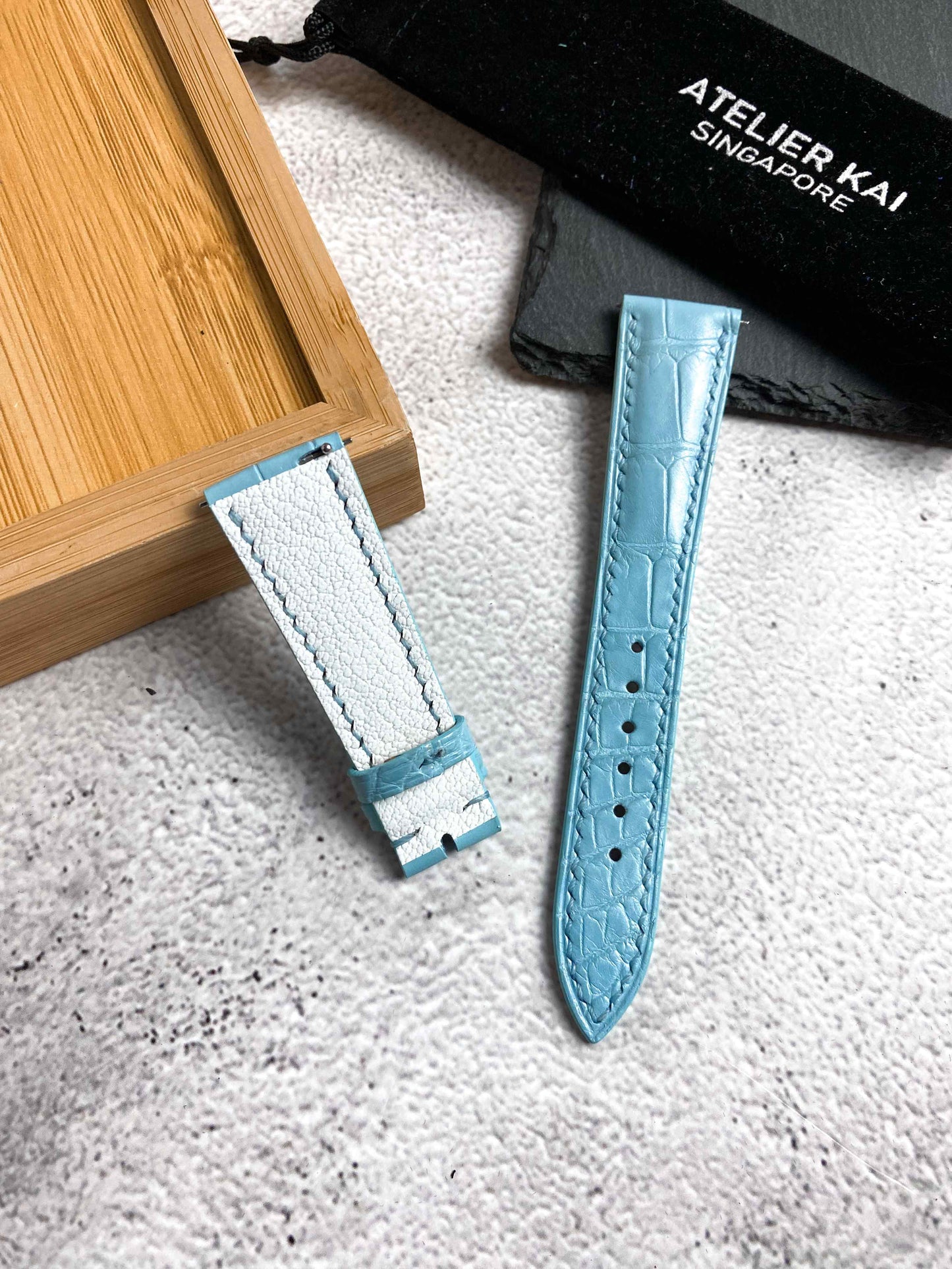 Custom Standard Alligator Leather Watch Straps