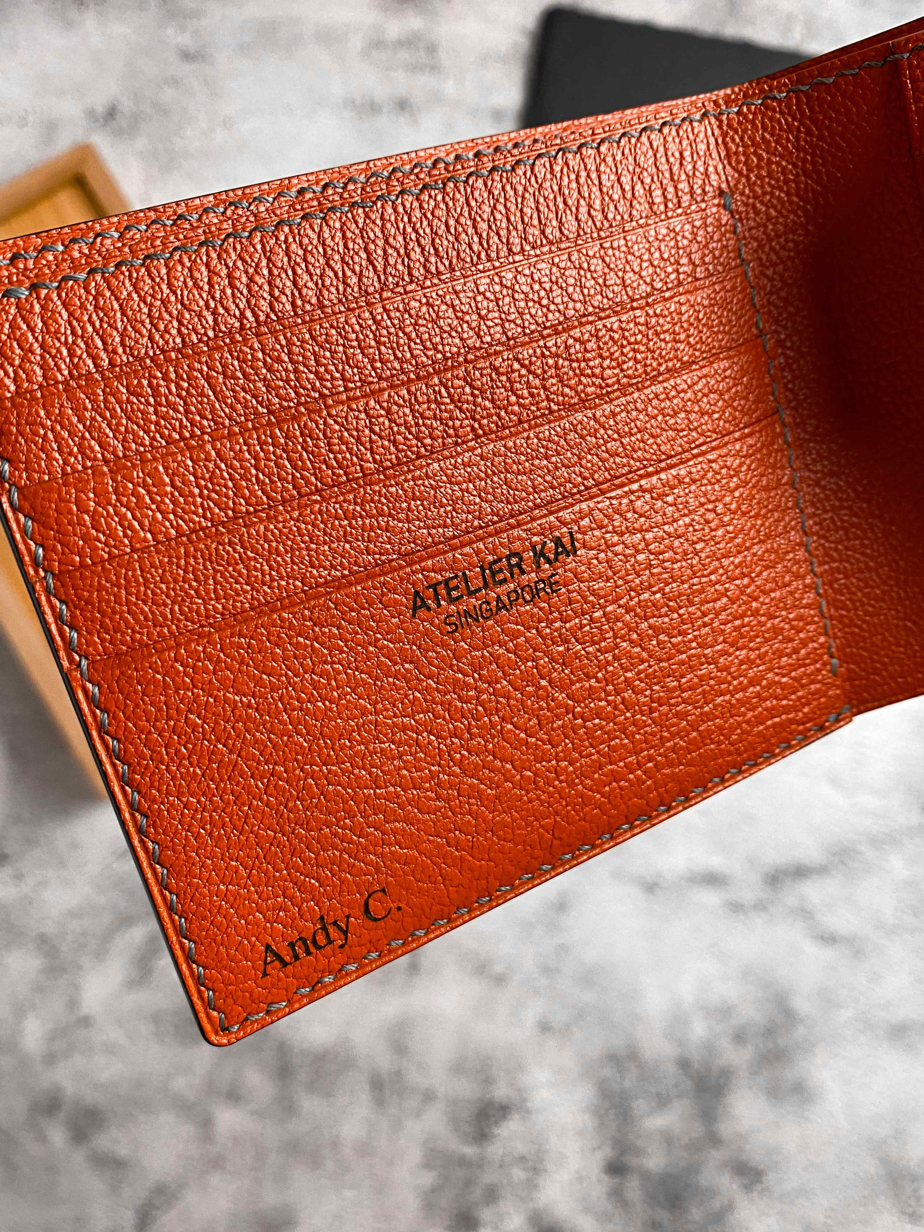 Bespoke Leather Wallets Atelier KAI