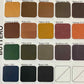 Buttero Leather Colour Swatch List